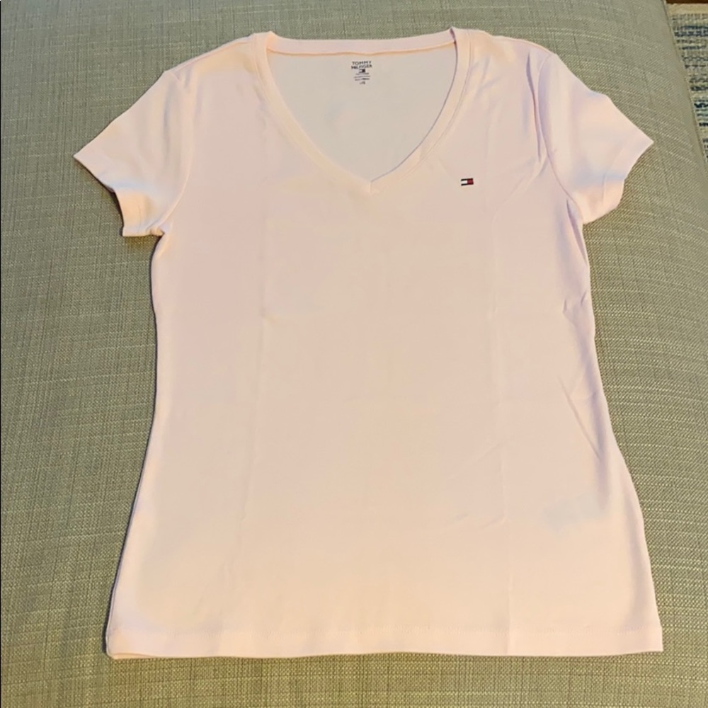 Tommy Hilfiger 100%cotton v-neck tshirt